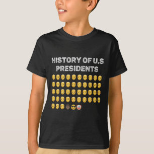 Camiseta História dos Presidentes dos EUA Contagem Patrióti