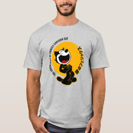 Camiseta História em quadrinhos Cartoon Cat | Aldult