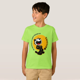 Camiseta História em quadrinhos Cartoon Cat Crianças