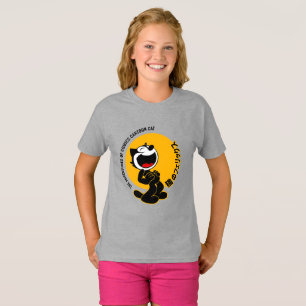 Camiseta História em quadrinhos Cartoon Cat   Crianças