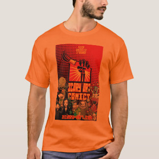Camiseta História em quadrinhos da Assustador-Arte