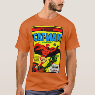 Camiseta História em quadrinhos de homem-gato