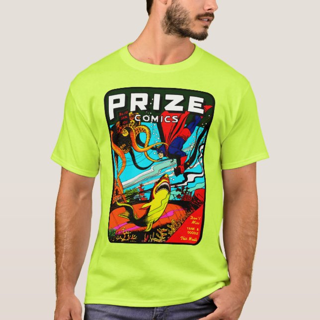 Camiseta História em quadrinhos de PRÊMIO Clássico (Frente)