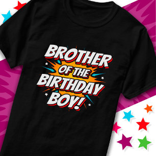 Camiseta História em quadrinhos de Super Herói Irmão do Ani