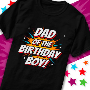 Camiseta História em quadrinhos do Super Herói do Garoto de