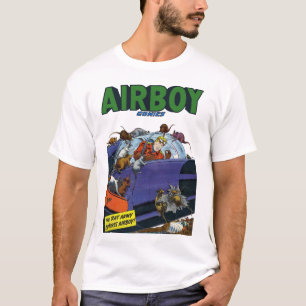 Camiseta História em quadrinhos retro de Airboy