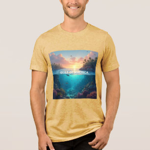 Camiseta história golfo da américa notícias nascer do sol
