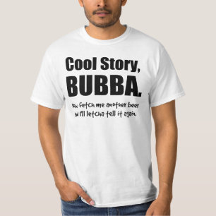 Camiseta História legal, Bubba