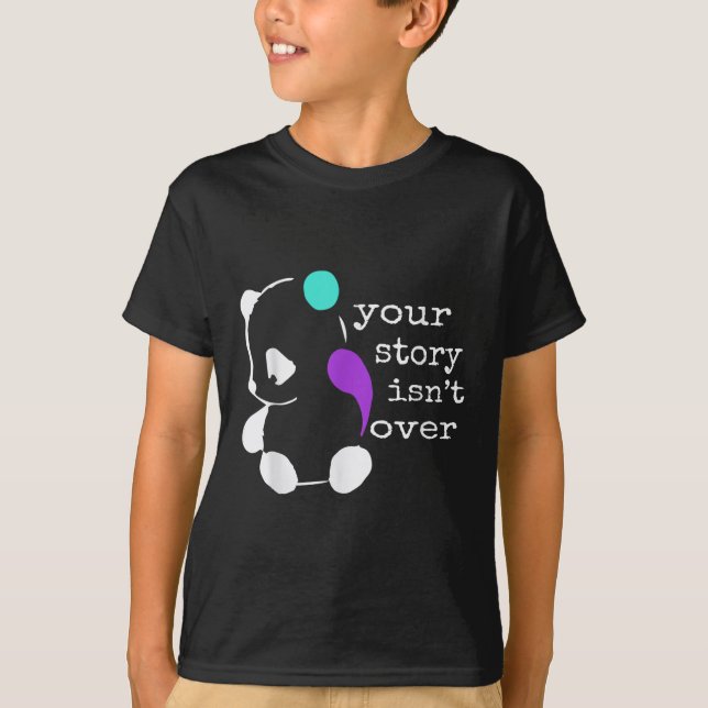 Camiseta História Não Ultrapassada - Prevenção Suicida Cont (Frente)