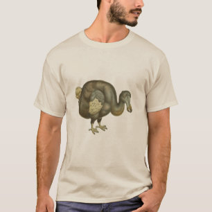 Camiseta História Natural do Pássaro Dodo Antigo