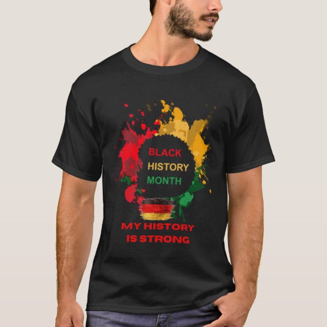 CAMISETA HISTÓRIA NEGRA (Frente)