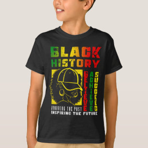 Camiseta História Negra Acredite Alcance Sucesso