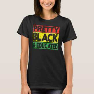 Camiseta História Negra Africana Mês Bonito Negro E Educ