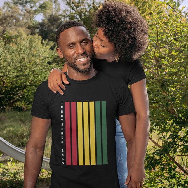 Camiseta História Negra Afro-Americana 1865 (Criador carregado)