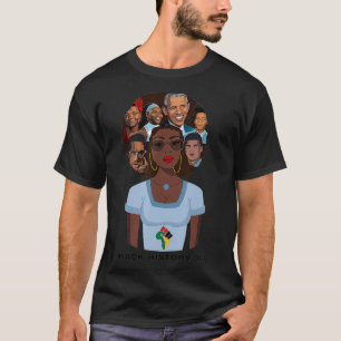 Camiseta História Negra Afro-Americana 365 Obama Williams