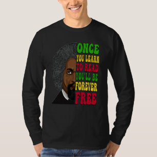 Camiseta História Negra Afro-Americana Frederick Douglass
