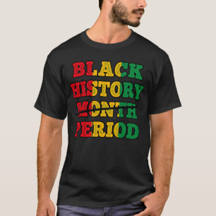 Camiseta História Negra Afro Mês do Orgulho Africano BHM