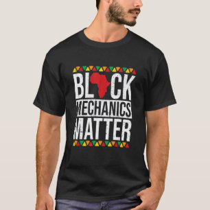 Camiseta História Negra Americana Black Mechanics Matter