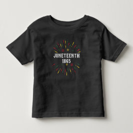 Camiseta História Negra Americano-Africano Juneteenth 1865