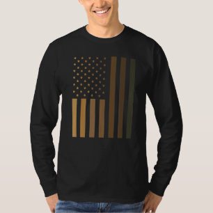 Camiseta História Negra Bandeira Melanin Man Toddler