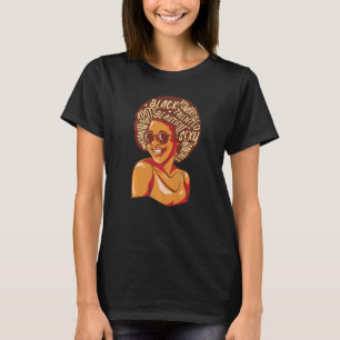 Camiseta História Negra Cultura Negra Mês