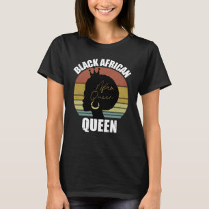 Camiseta História Negra da Rainha Negra-Africana BLM