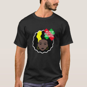 Camiseta História Negra das Meninas da Bela Americana Afri