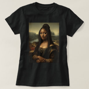 Camiseta História Negra de Arte da Mona Negra