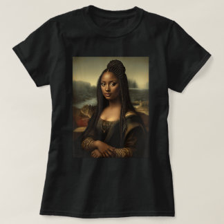 Camiseta História Negra de Arte da Mona Negra