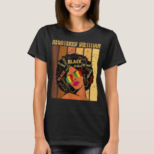 Camiseta História Negra Dietitiana Registrada Rainha Melani