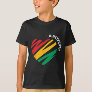 Camiseta História Negra do Coração Liberdade Africana Afro-