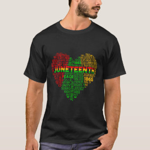 Camiseta História Negra do Coração Liberdade Africana Afro-