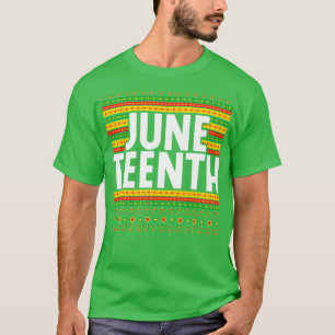 Camiseta História Negra do Orgulho Afro-Americano Décimo Ju
