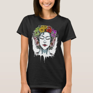 Camiseta História Negra do Orgulho Negra Africano Melanin B