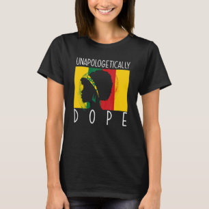 Camiseta História Negra do Patrimônio Africano Americano
