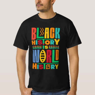Camiseta História Negra é a ideia teimosa da História Mundi