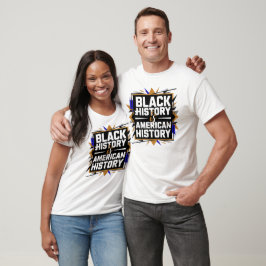 Camiseta História Negra é História Americana
