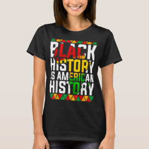 Camiseta História Negra É História Americana África Patriót
