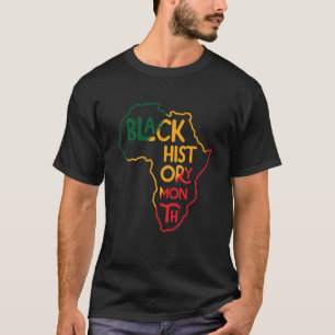 Camiseta História Negra É História Americana África Patriót
