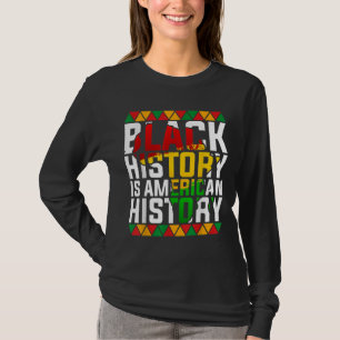 Camiseta História Negra É História Americana África Patriót