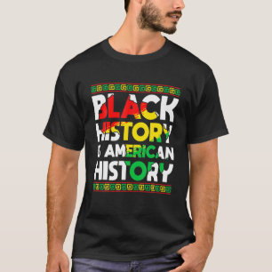 Camiseta História Negra É História Americana África Patriót
