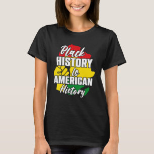 Camiseta História Negra É História Americana África Patriót