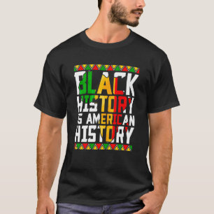 Camiseta História Negra É História Americana África Patriót