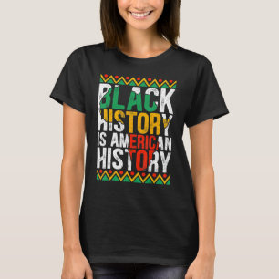 Camiseta História Negra É História Americana África Patriót