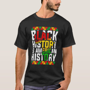 Camiseta História Negra É História Americana África Patriót