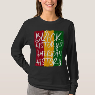 Camiseta História Negra é História Americana Africana