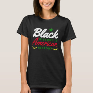 Camiseta História Negra É História Americana BHM