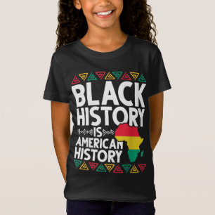 Camiseta História Negra É História Americana BHM Gift Afric