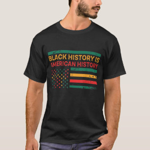 Camiseta História Negra É História Americana - História Neg