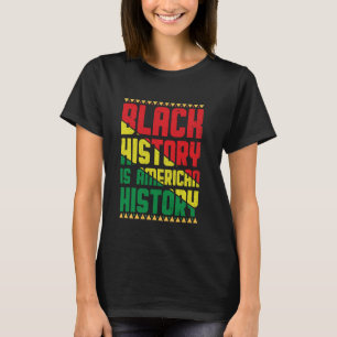 Camiseta História Negra É História Americana Kwanzaa Orgulh